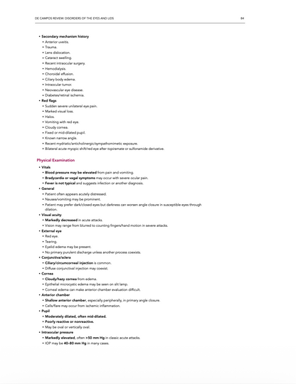 Disorders of the Eyes and Lids
