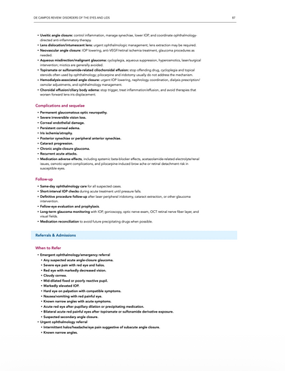 Disorders of the Eyes and Lids
