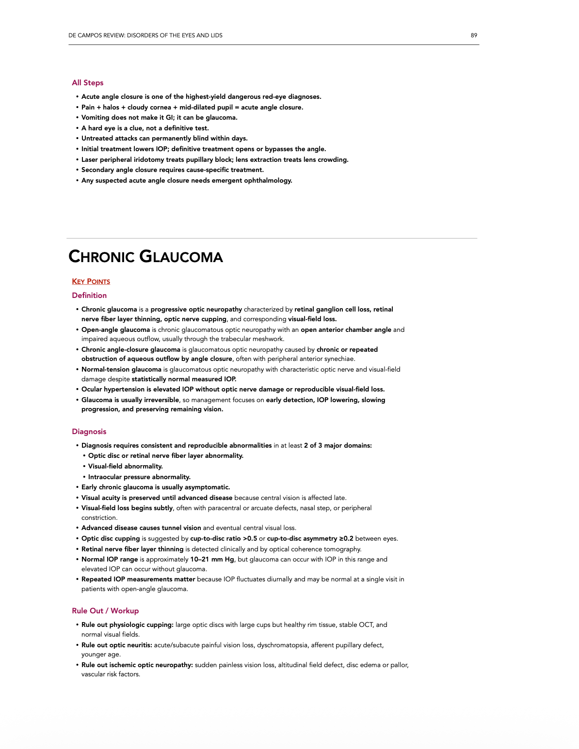 Disorders of the Eyes and Lids